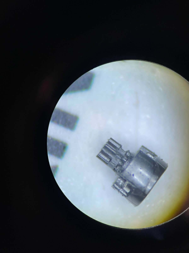 image3.png (689.11 Kio) Consulté 903 fois Engrenages usé du mécanisme. Photo prise au microscope.